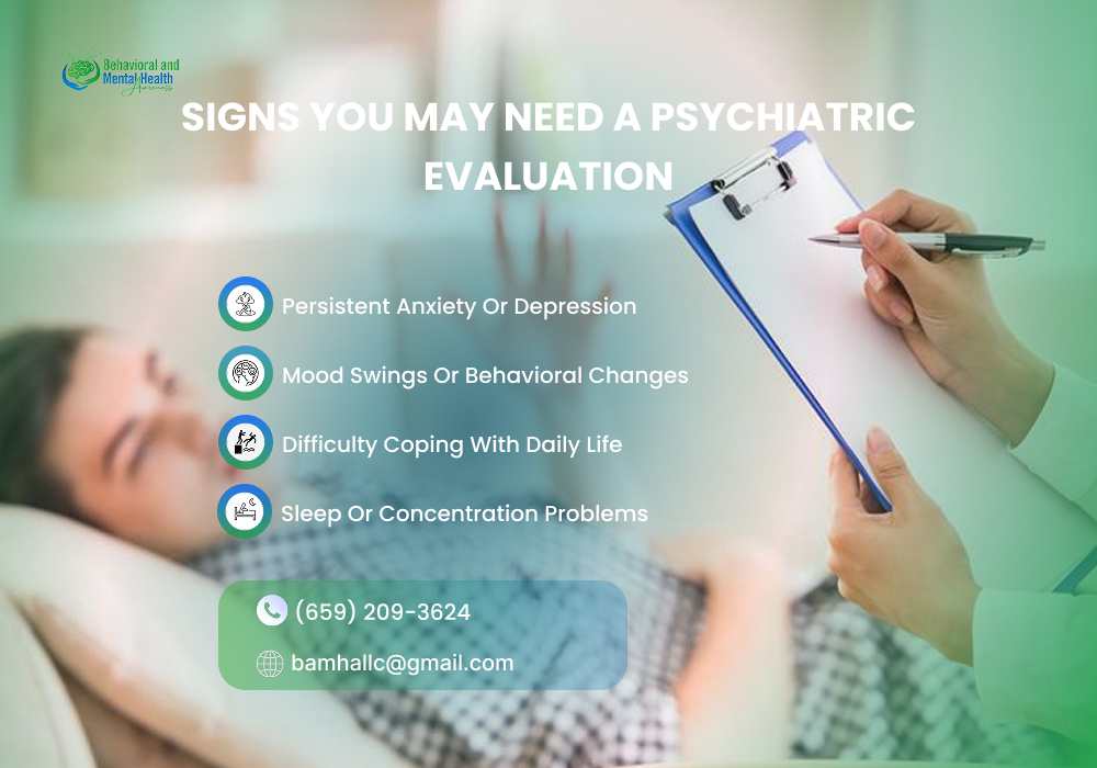Signs You May Need a Psychiatric  Diagnostic Evaluation